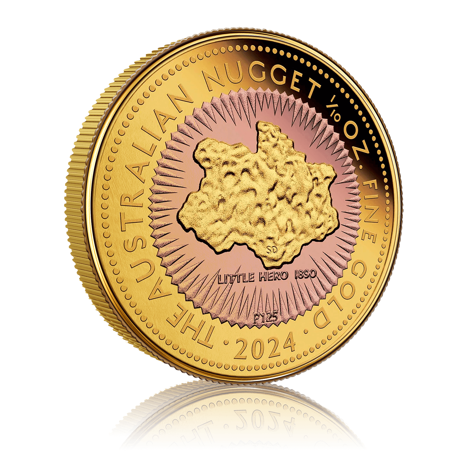 1/10th Oz Australian Nugget Gold Proof Box Set (2024) 4